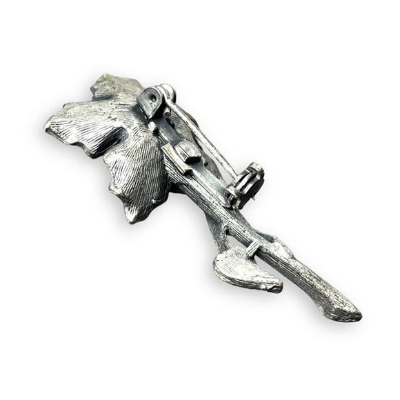 Vintage  flower pin brooch - Picture 3 of 4